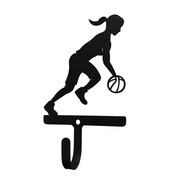 VILLAGE WROUGHT IRON Village Wrought Iron WH-306-S Basketball Womans & Girls Wall Hook; Small WH-306-S